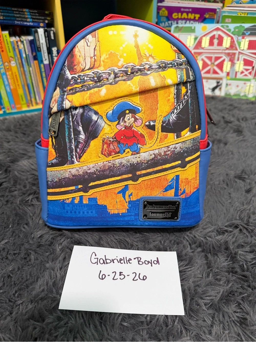 Loungefly An American Tail Fievel Scene Mini Backpack